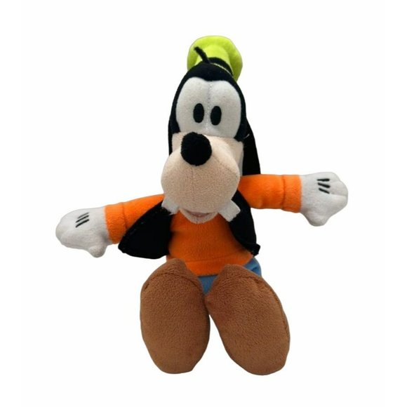 🤩Disney Just Play Mickey's Clubhouse 10" GOOFY Plush Stuffed Animal Toy Orange - Picture 1 of 5